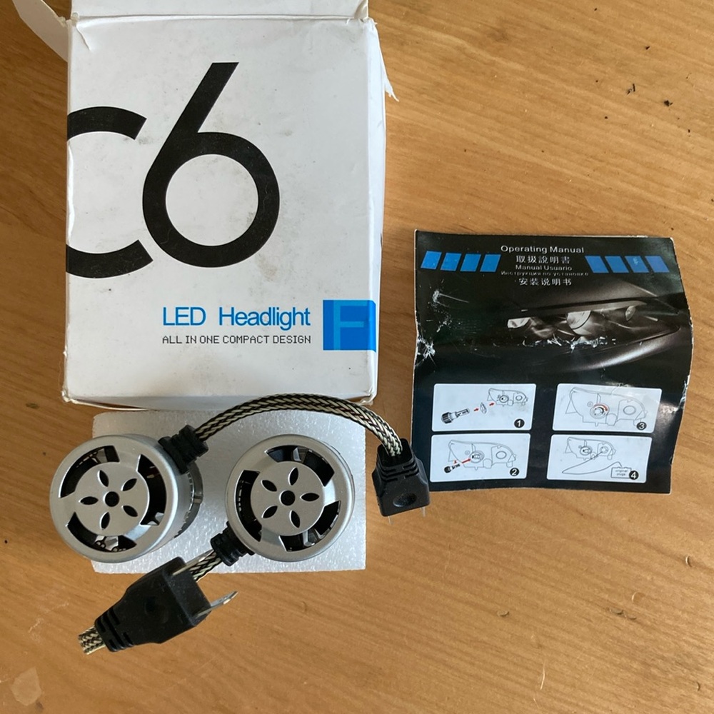 C6 LED Headlight H7
